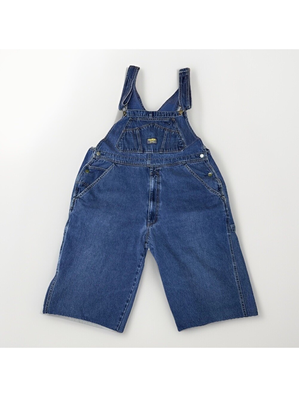 OshKosh B'Gosh Carpenter Overalls Shorts Large Baggy Wide Leg Vintage